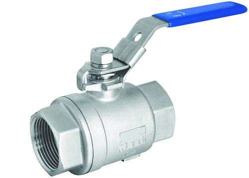 Vanne inox poignée plate